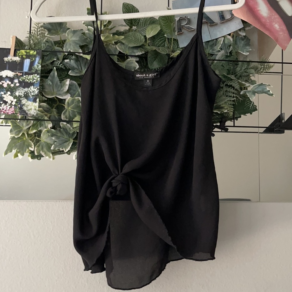 BLACK CAMI